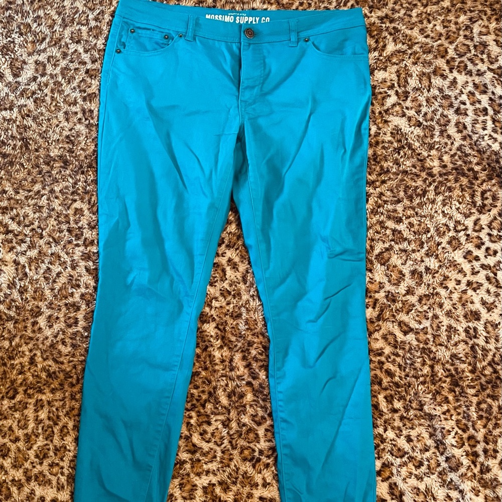 Turquoise Skinny Jeans